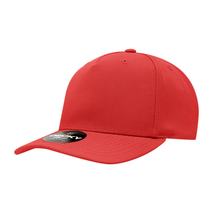 Decky-6038-5 Panel Mid Profile Structured Polyester Cap