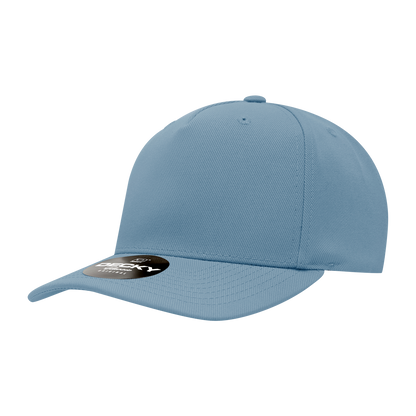 Decky-6038-5 Panel Mid Profile Structured Polyester Cap