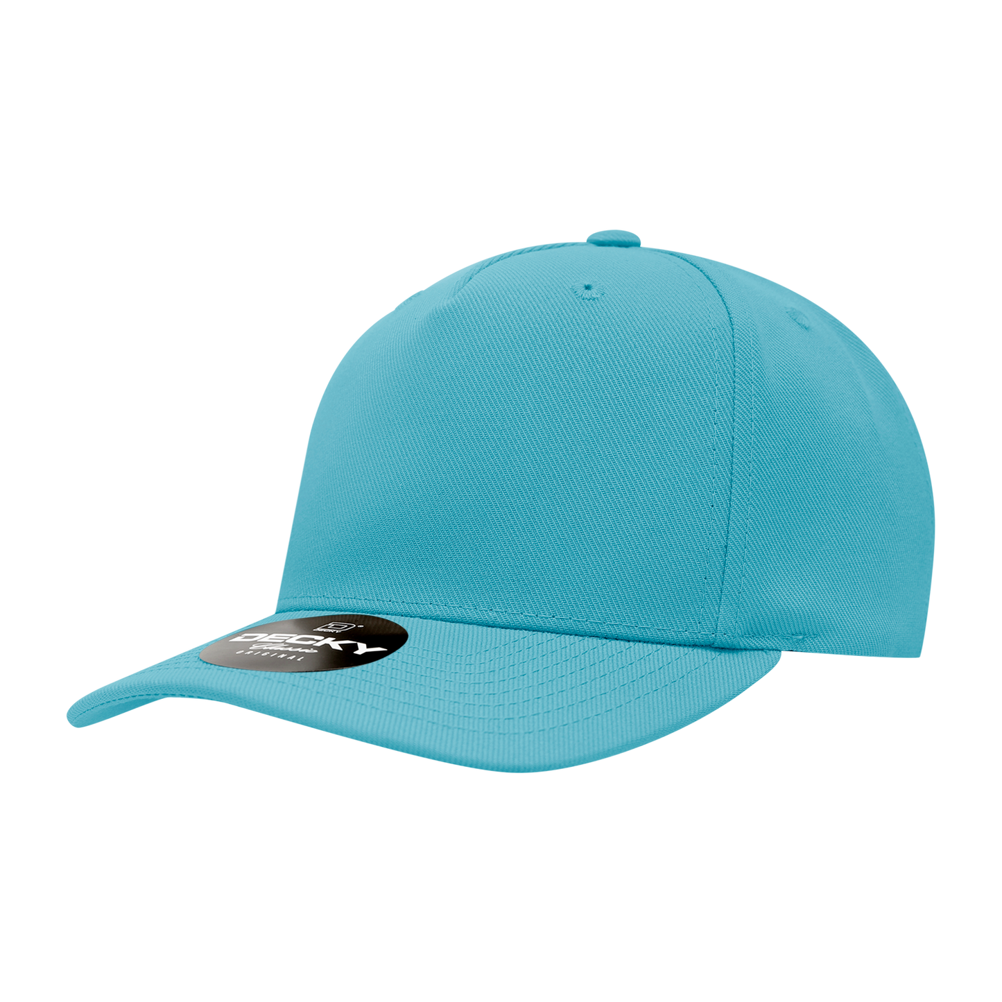 Decky-6038-5 Panel Mid Profile Structured Polyester Cap
