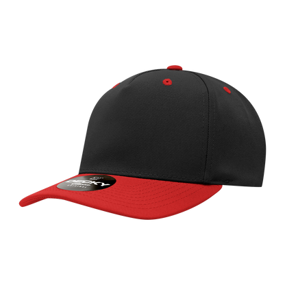 Decky-6038-5 Panel Mid Profile Structured Polyester Cap