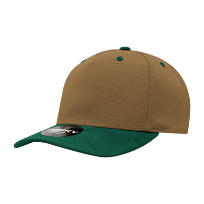 Decky-6038-5 Panel Mid Profile Structured Polyester Cap