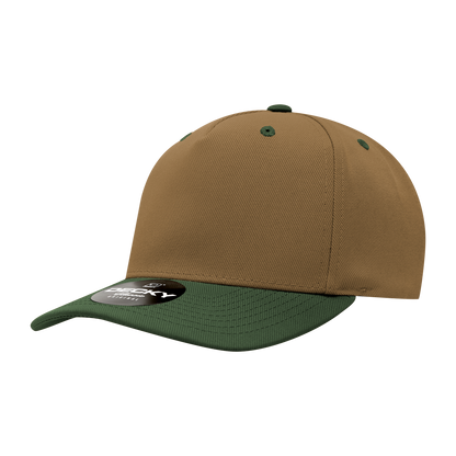 Decky-6038-5 Panel Mid Profile Structured Polyester Cap