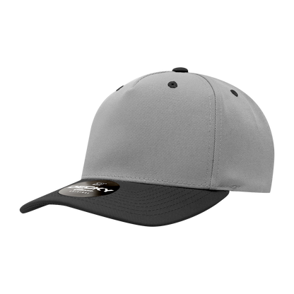 Decky-6038-5 Panel Mid Profile Structured Polyester Cap