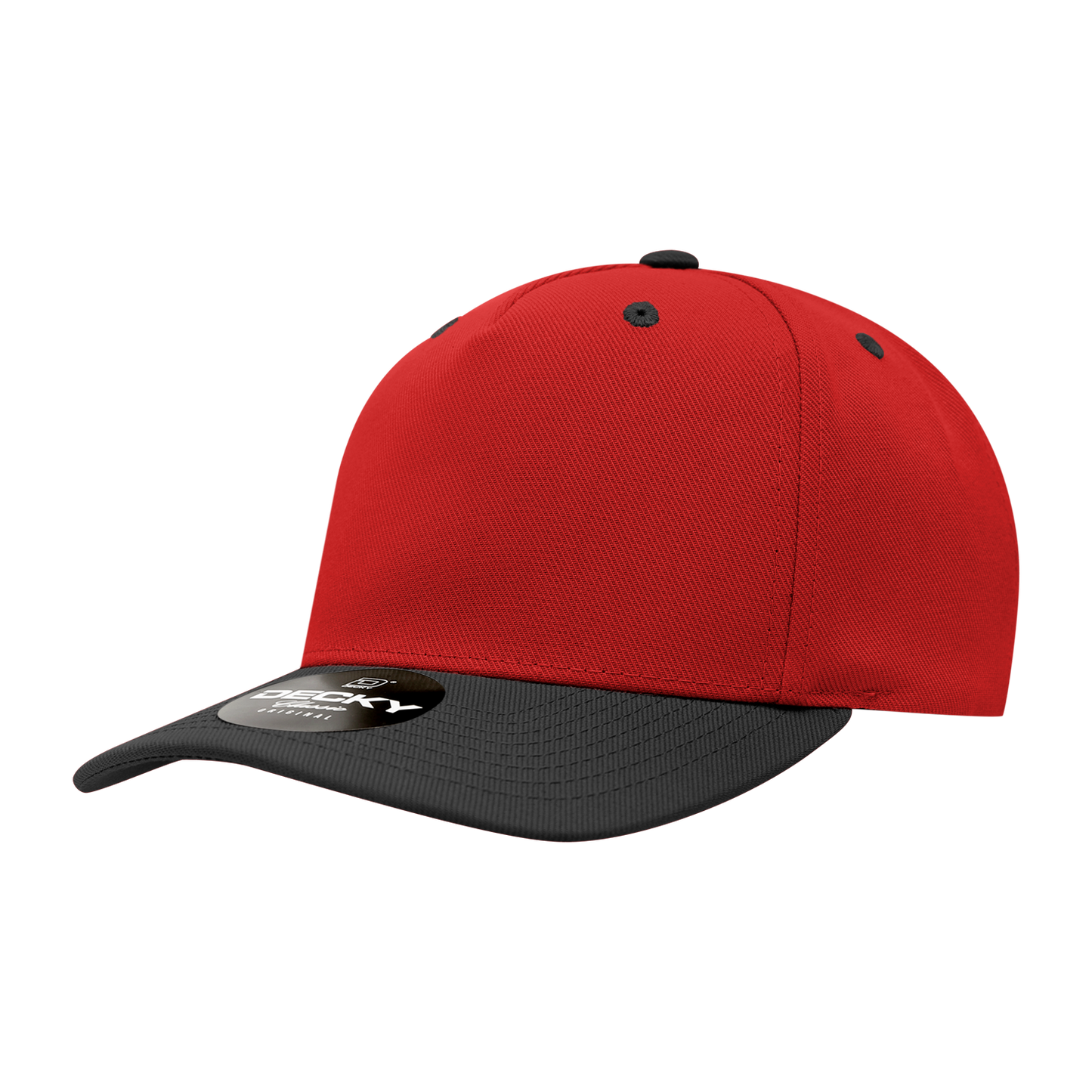 Decky-6038-5 Panel Mid Profile Structured Polyester Cap