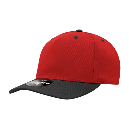 Decky-6038-5 Panel Mid Profile Structured Polyester Cap