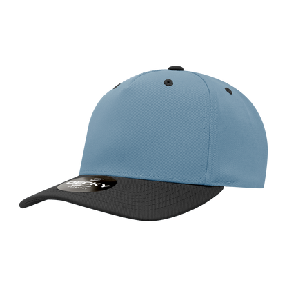 Decky-6038-5 Panel Mid Profile Structured Polyester Cap