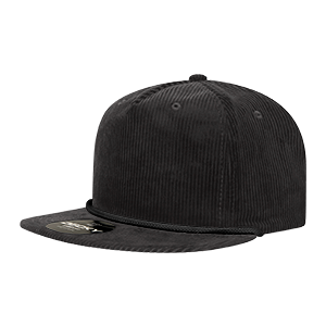 Decky 5 Panel High Profile Relaxed Corduroy Rope Hat – 6043