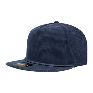 Decky 5 Panel High Profile Relaxed Corduroy Rope Hat – 6043