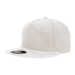 Decky 5 Panel High Profile Relaxed Corduroy Rope Hat – 6043