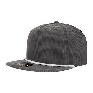 Decky 5 Panel High Profile Relaxed Corduroy Rope Hat – 6043