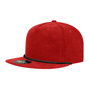 Decky 5 Panel High Profile Relaxed Corduroy Rope Hat – 6043