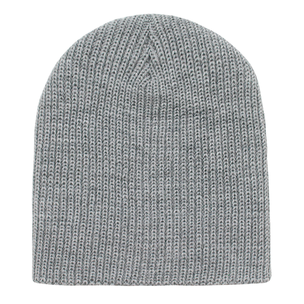Decky-608-GI Cuffless Watch Cap - Heather Grey