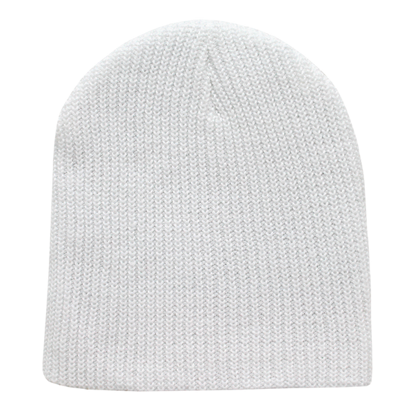 Decky-608-GI Cuffless Watch Cap - White