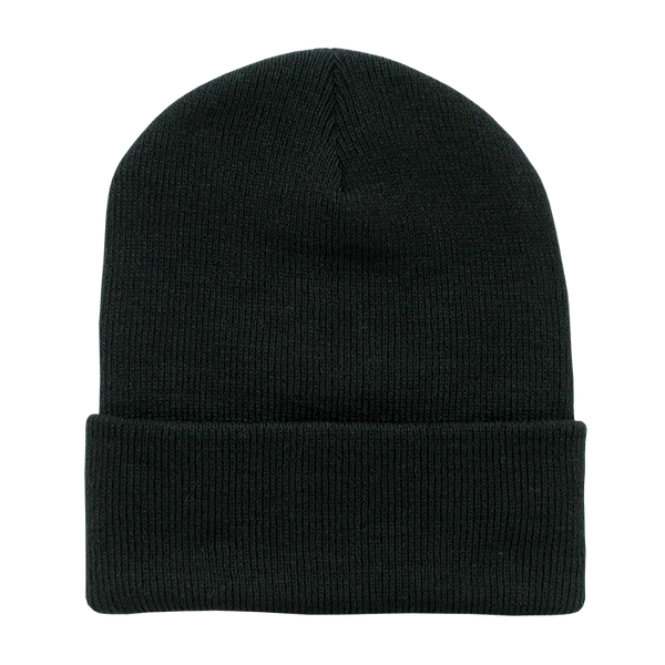 Decky-613-Acrylic/Polyester Long Beanies - Black