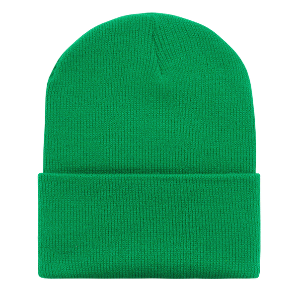 Decky-613-Acrylic/Polyester Long Beanies - Kelly Green