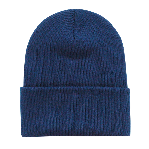 Decky-613-Acrylic/Polyester Long Beanies - Navy