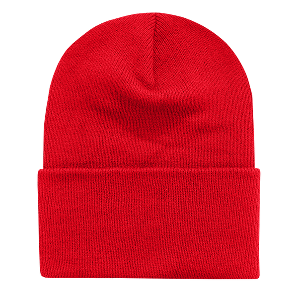 Decky-613-Acrylic/Polyester Long Beanies - Red