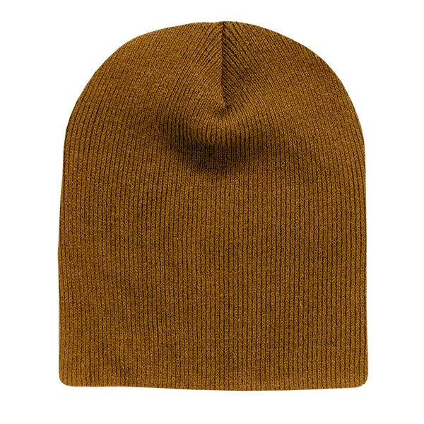 Decky-614-Acrylic/Polyester Short Beanies - Coyote