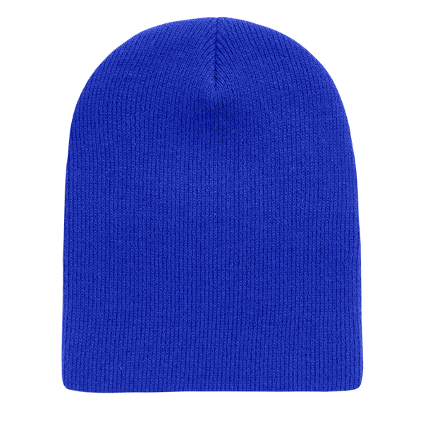 Decky-614-Acrylic/Polyester Short Beanies - Royal
