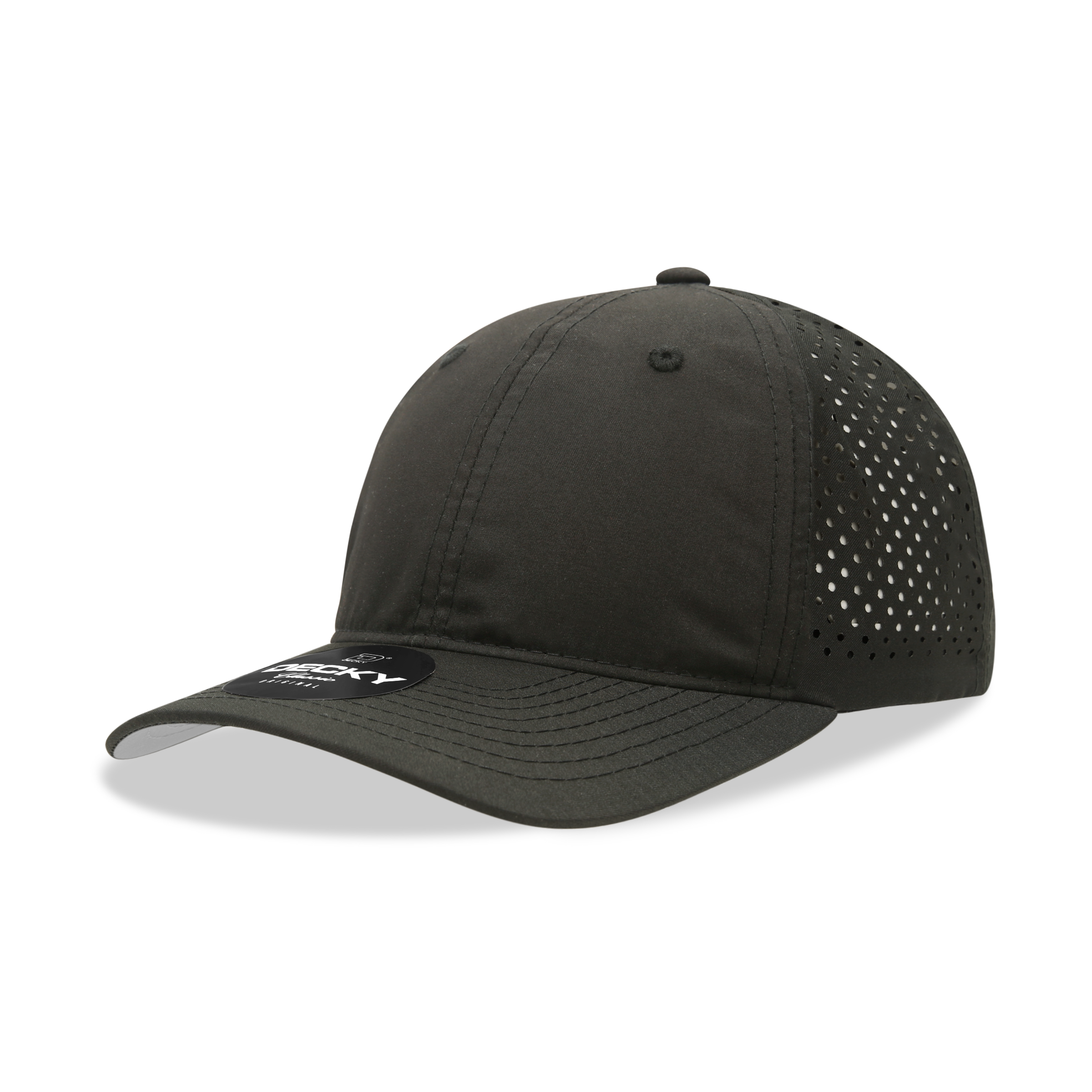 Decky-6224-6 Panel Low Profile Relaxed Perforated Performance Dad Hat
