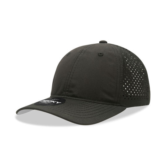 Decky-6224-6 Panel Low Profile Relaxed Perforated Performance Dad Hat