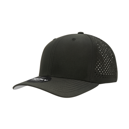 Decky-6227-6 Panel Mid Profile Structured Perforated Performance Cap