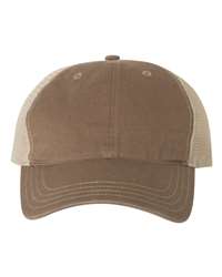 Richardson 111 Garment-Washed Trucker Cap, Mesh Back