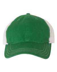 Richardson 111 Garment-Washed Trucker Cap, Mesh Back