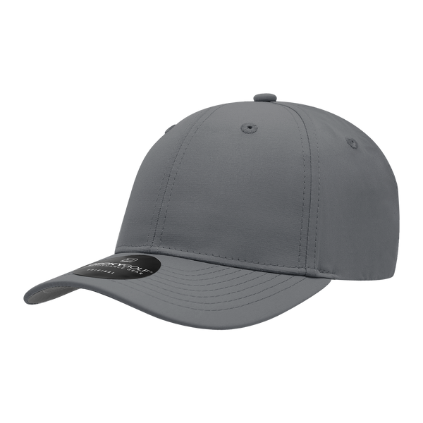 Decky-6401 -Sleek H2O L/C Structured Cap – Low Crown Performance Hat - Charcoal
