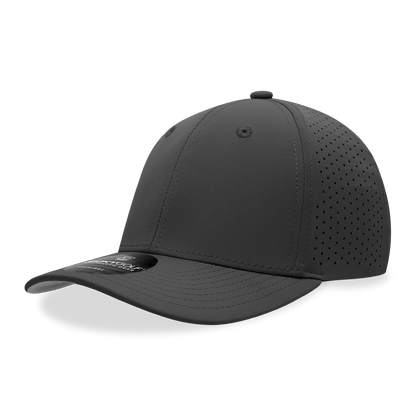 6 Panel Mid Profile Perforated Cap – Decky Performance Hat