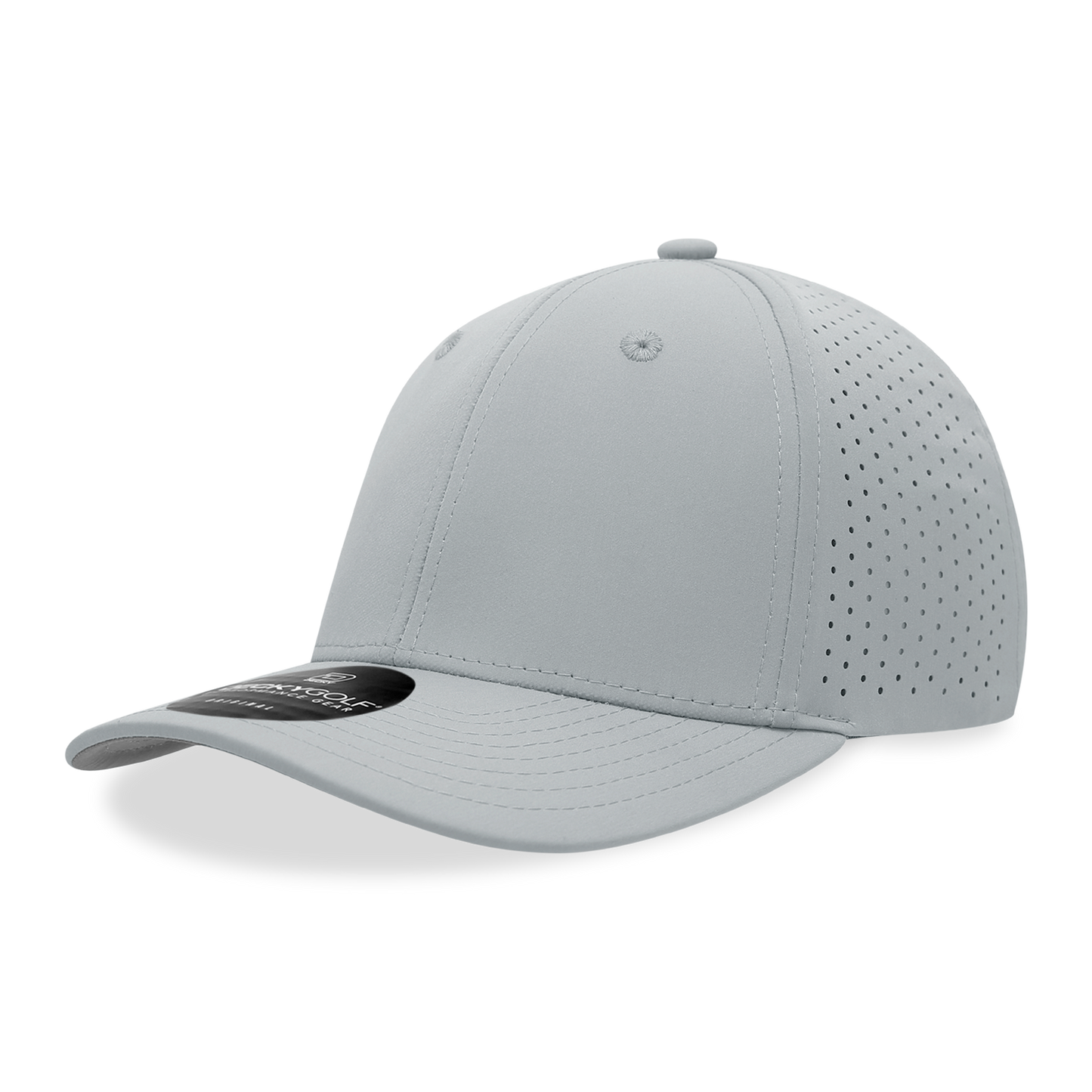 6 Panel Mid Profile Perforated Cap – Decky Performance Hat