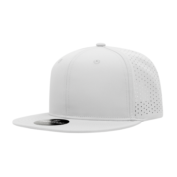 Decky-6415-6 Panel High Prof Perforated Cap - White