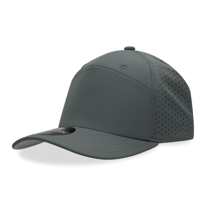 7 Panel Perforated Cap – Breathable Streetwear Headwear
