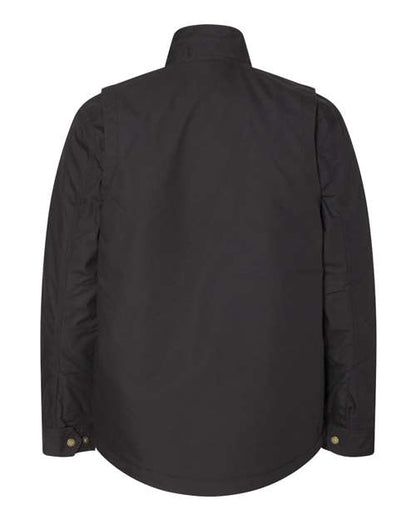 DRI DUCK 5066 Men's Sequoia StormShield™ Canvas Jacket - Black - Back