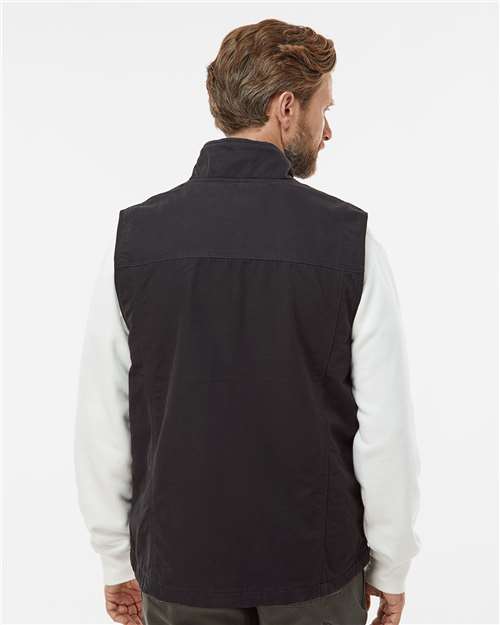 DRI DUCK 5068 Men's Trek Canyon Cloth™ Vest - Black - OnModelBack