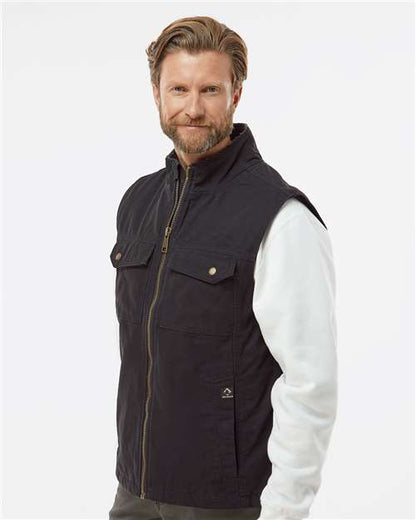 DRI DUCK 5068 Men's Trek Canyon Cloth™ Vest - Black - OnModelSide
