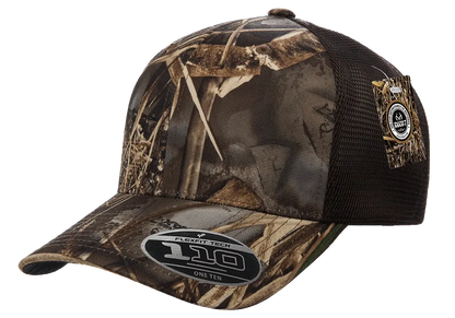 Flexfit 110 Mesh Realtree Camo Cap, One Size