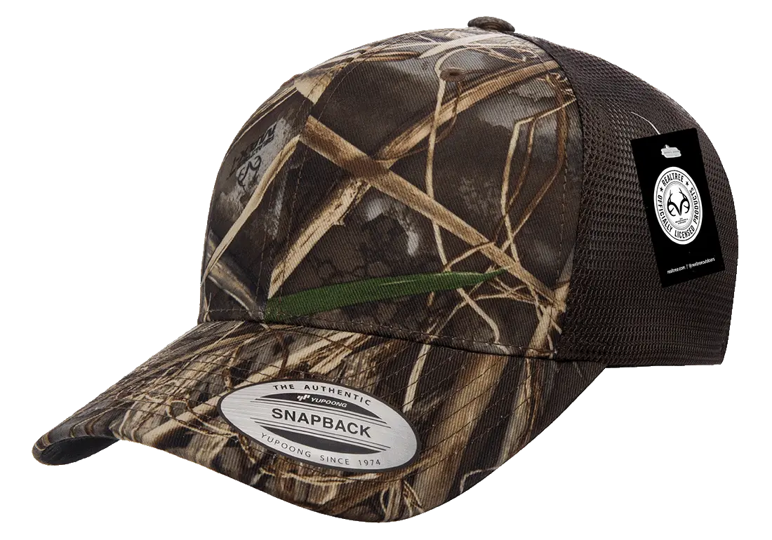 YP Classics Realtree Camo Retro Trucker Cap