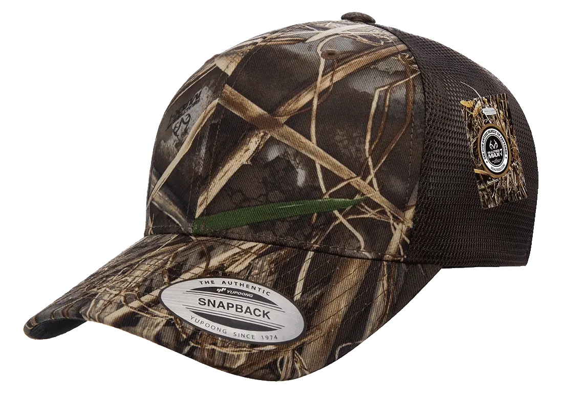 YP Classics Realtree Camo Retro Trucker Cap