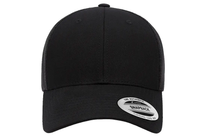 YP Classics Low Profile Trucker Cap Flex Fit House 6601-BK-ONE