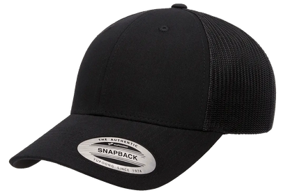 YP Classics Low Profile Trucker Cap Flex Fit House 6601-BK-ONE