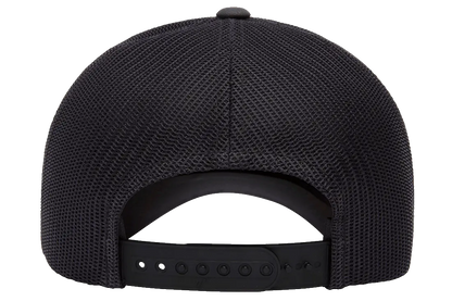 YP Classics Low Profile Trucker Cap Flex Fit House 6601-BK-ONE