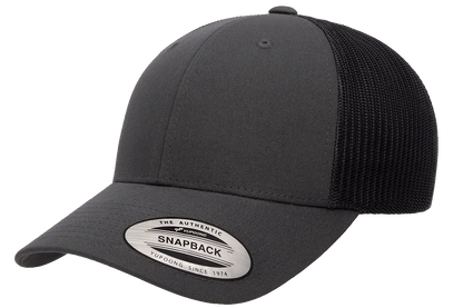 YP Classics Low Profile Trucker Cap Flex Fit House 6601-BK-ONE