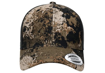 YP Classics Veil Camo Retro Trucker Cap | 6606VC-PD-ONE