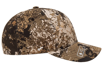Flexfit Veil Camo 6-Panel Structured Fitted Baseball Cap | 6277VC-PD-SM