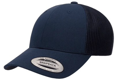 YP Classics Low Profile Trucker Cap Flex Fit House 6601-BK-ONE