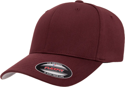 Flexfit Wooly Combed 6-Panel Fitted Baseball Cap