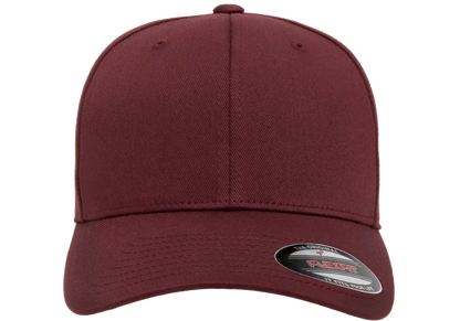 Flexfit Wooly Combed 6-Panel Fitted Baseball Cap