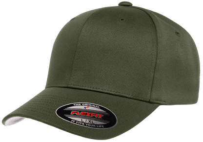 Flexfit Wooly Combed 6-Panel Fitted Baseball Cap