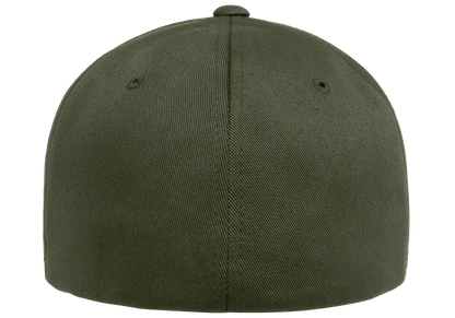 Flexfit Wooly Combed 6-Panel Fitted Baseball Cap